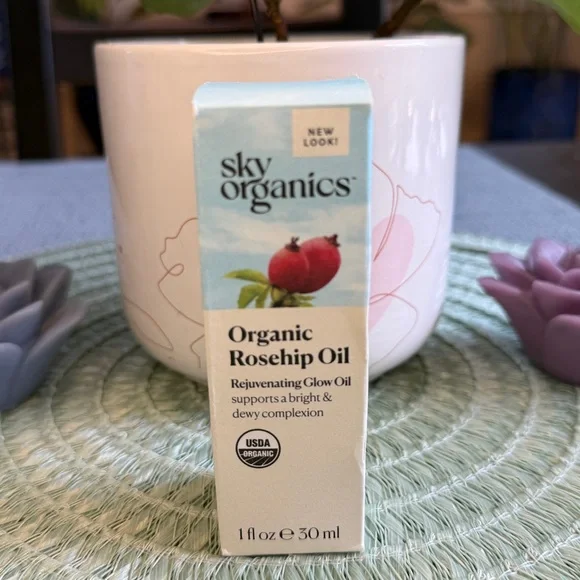 Organic Rosehip Oil - Rejuvenating Glow Oil โ Sky Organics, 1 fl oz - Picture 15 of 15